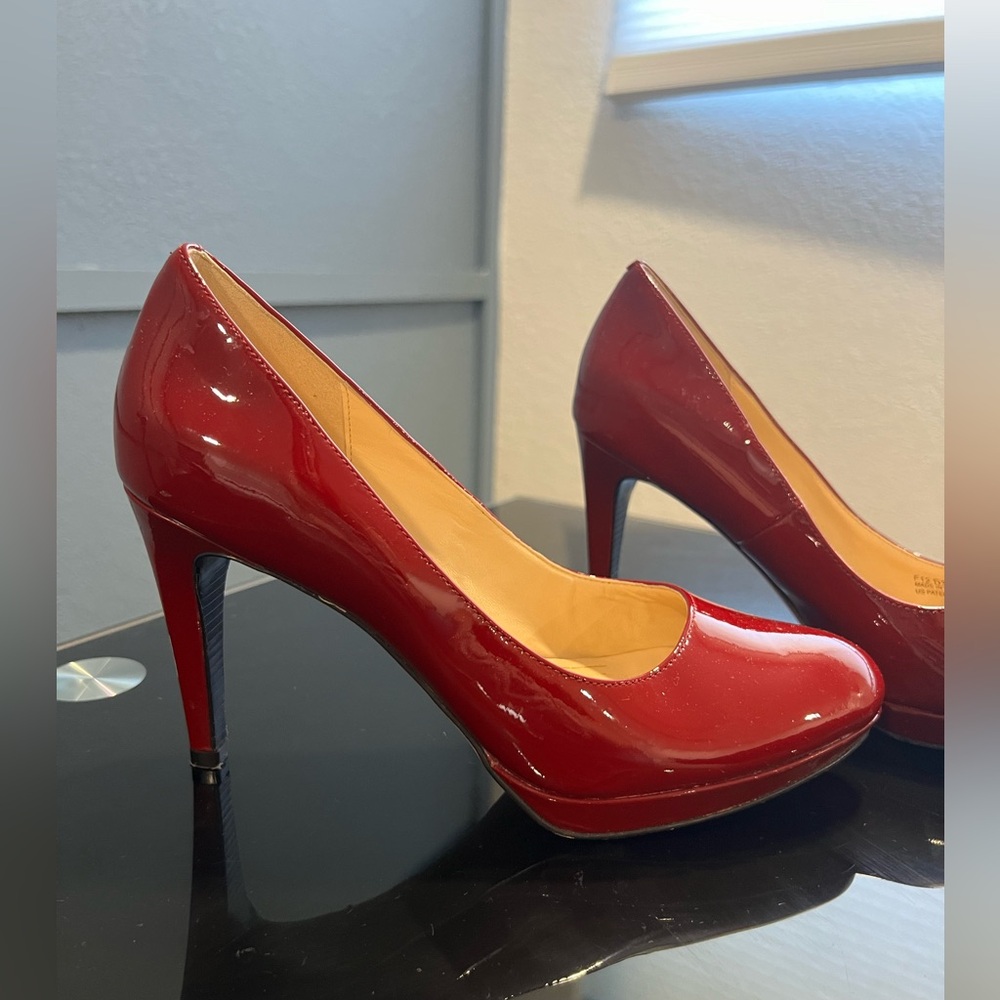 Red Cole Haan Nike air heels